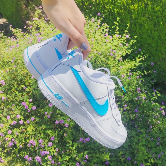 Cloud ☁️custom Nike Air Force 1’s - Picture 2 of 4